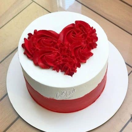 Anniversary Heart Cake