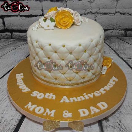 Happy 50th Anniversary Cake