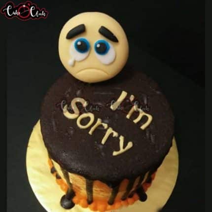 I'm Sorry Chocolate Drip Cake