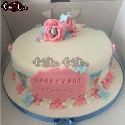 Beautiful Fondant Sorry Cake