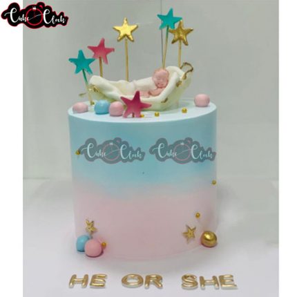 Sleeping Baby Baby Shower Cake