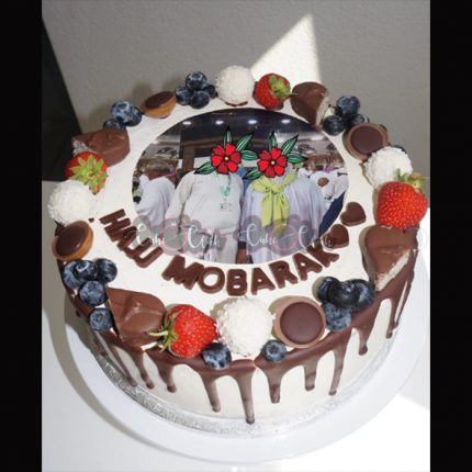 Hajj Mubarak Choco Cake