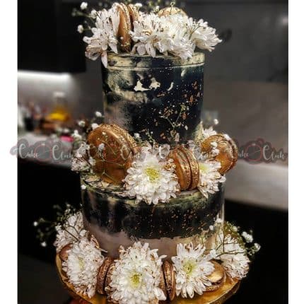 3 Tier Macaron Cake