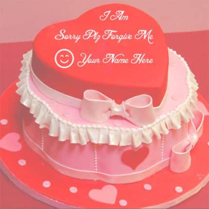 Sorry Forgive Me Cake