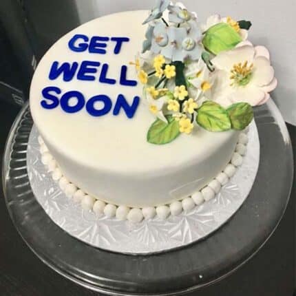 green theme cake