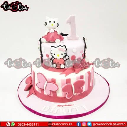 Hello Kitty Theme Cake