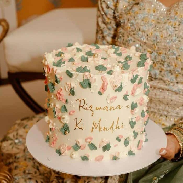 mehandi cake mehandi cake