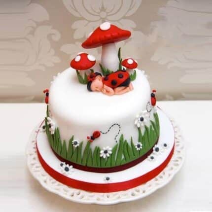 new born baby cake
