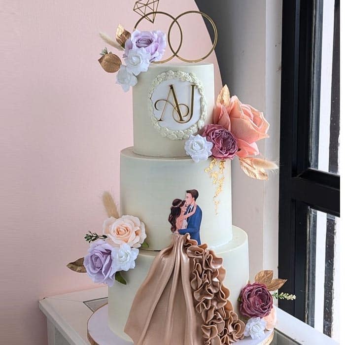3 tier wedding cake 3 tier wedding cake