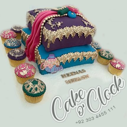 mehndi cake