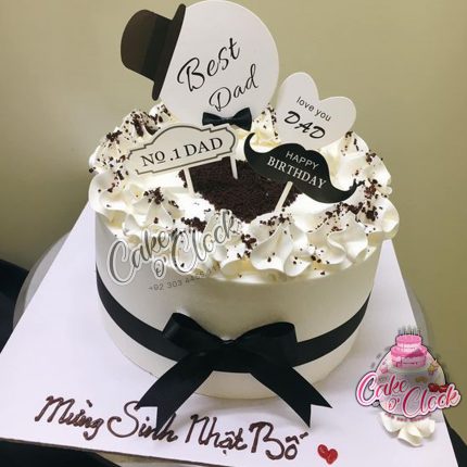 best dad cake with tags