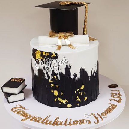 Black white and gold