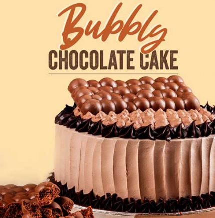 BUBBLY CHOCOLATE CAKE 2 Lbs