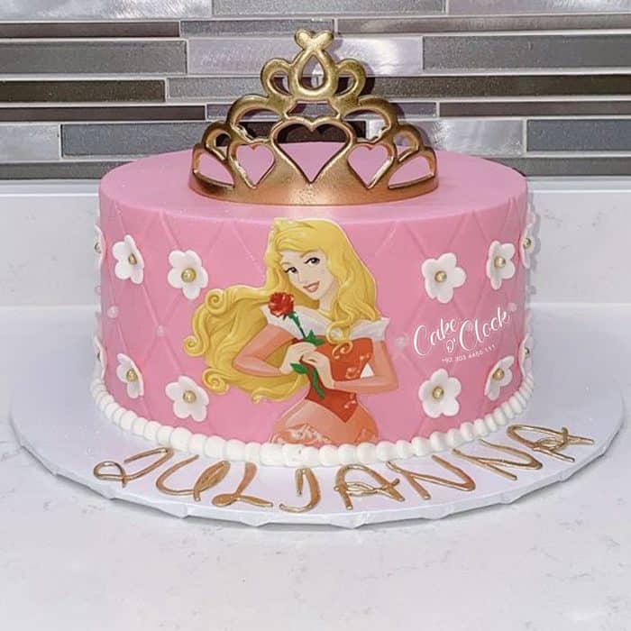 Princess theme cake